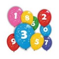 Balões Látex c/ Números